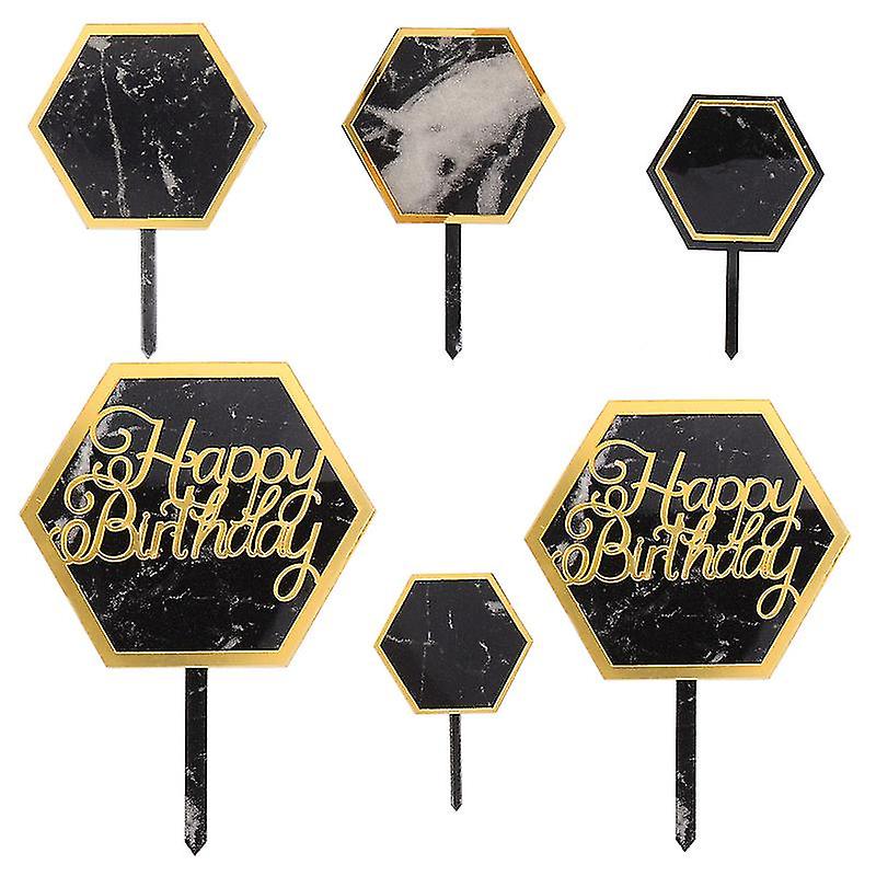 6pcs Dessert Decoration