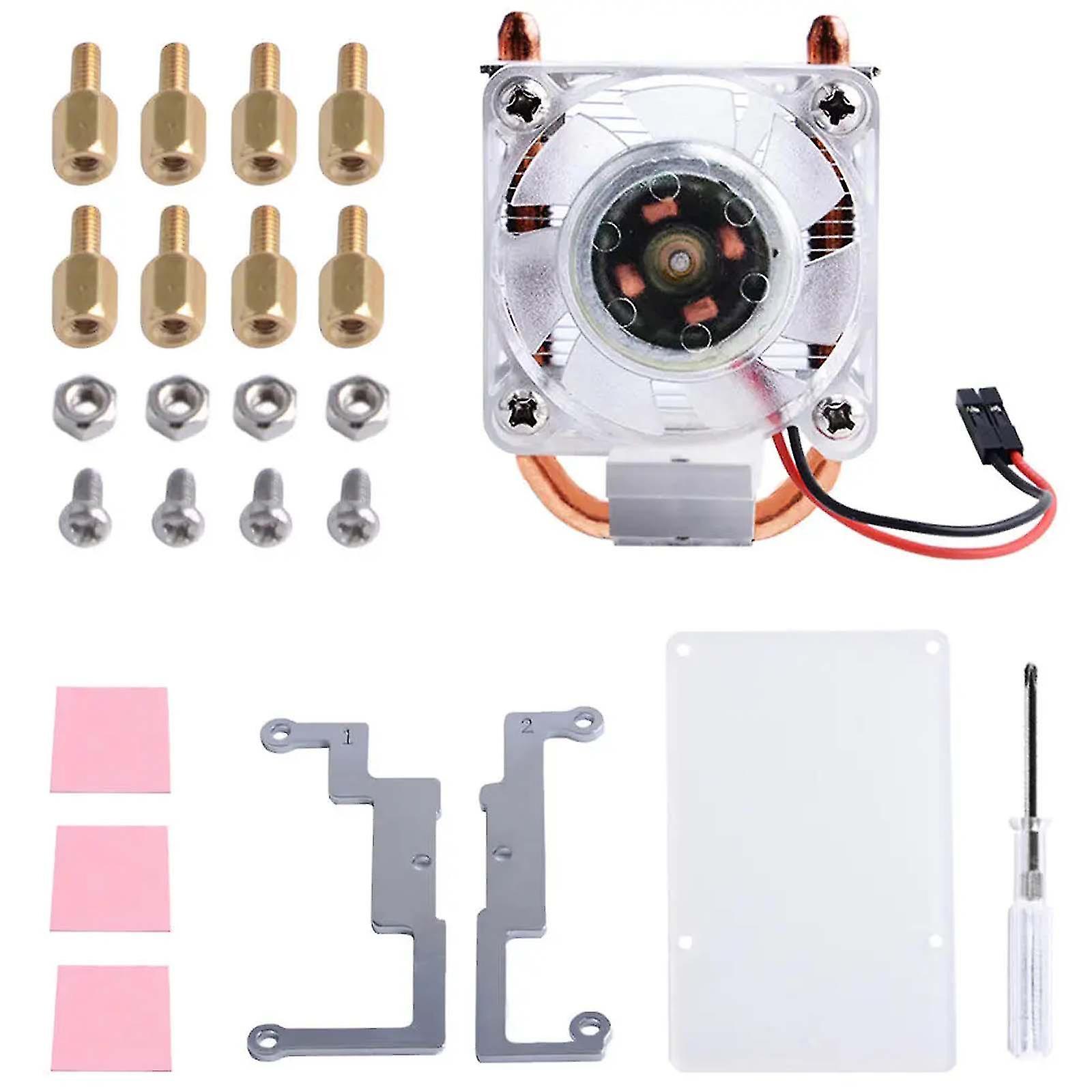 CPU-LED-Lüfter Raspberry Pi 4 Lüfterkühler für Raspberry Pi 4b / 3b