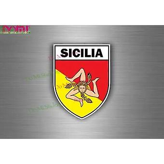 A5 Sticker Sheet Sicily Landmarks Vinyl Stickers - Italy Sicilia