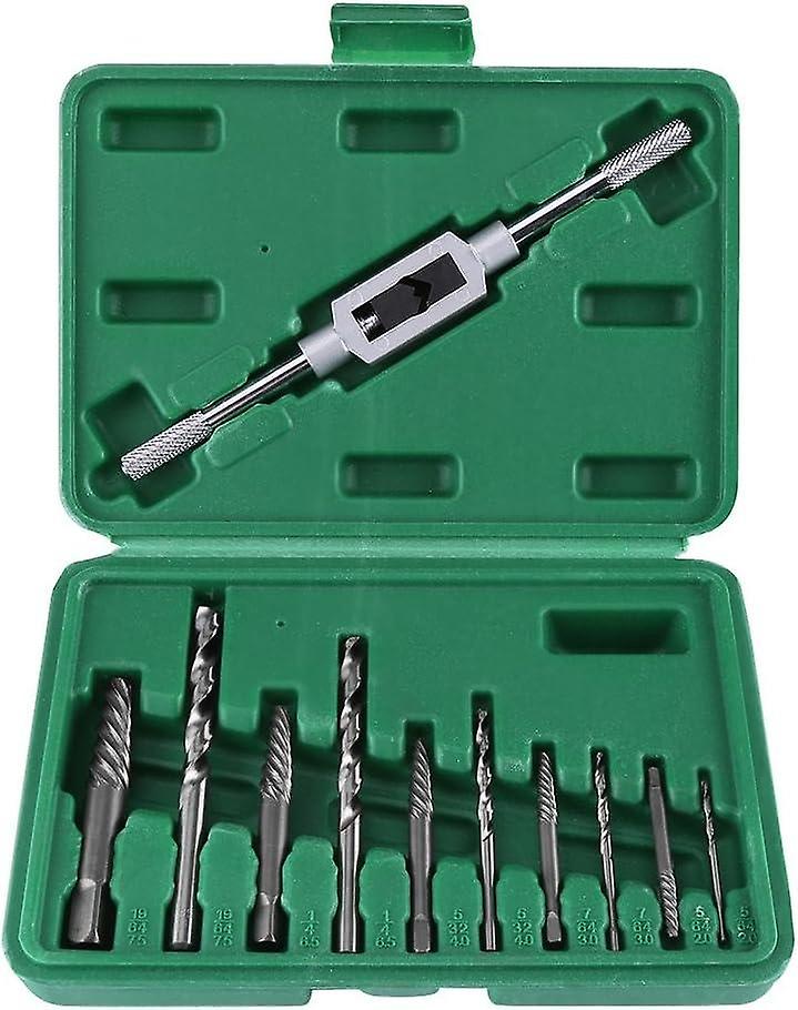 Broken Screw Extractor ， 11pcs Screw Extractor Kit Damaged Screw Extractor Set for Broken or Damaged