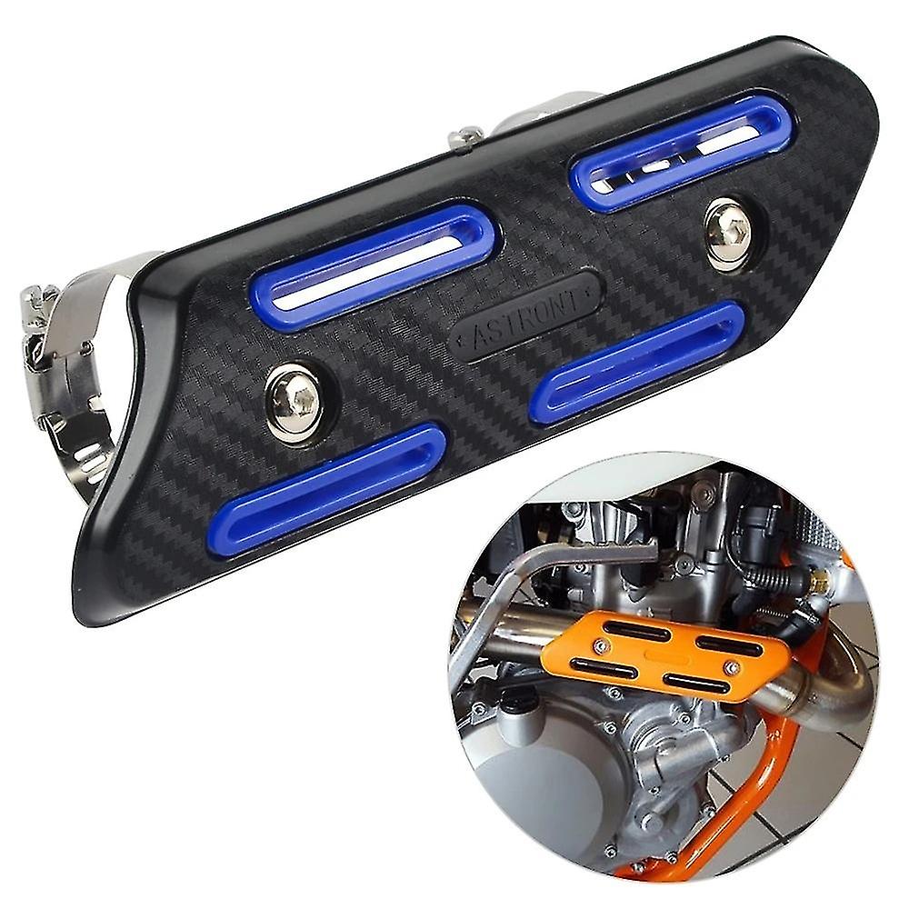 25-51mm Exhaust Heat Protector Shield For Yamaha Yz250f Yz450f Wr250f Wr450f Husqvarna Fc Fe Husaber