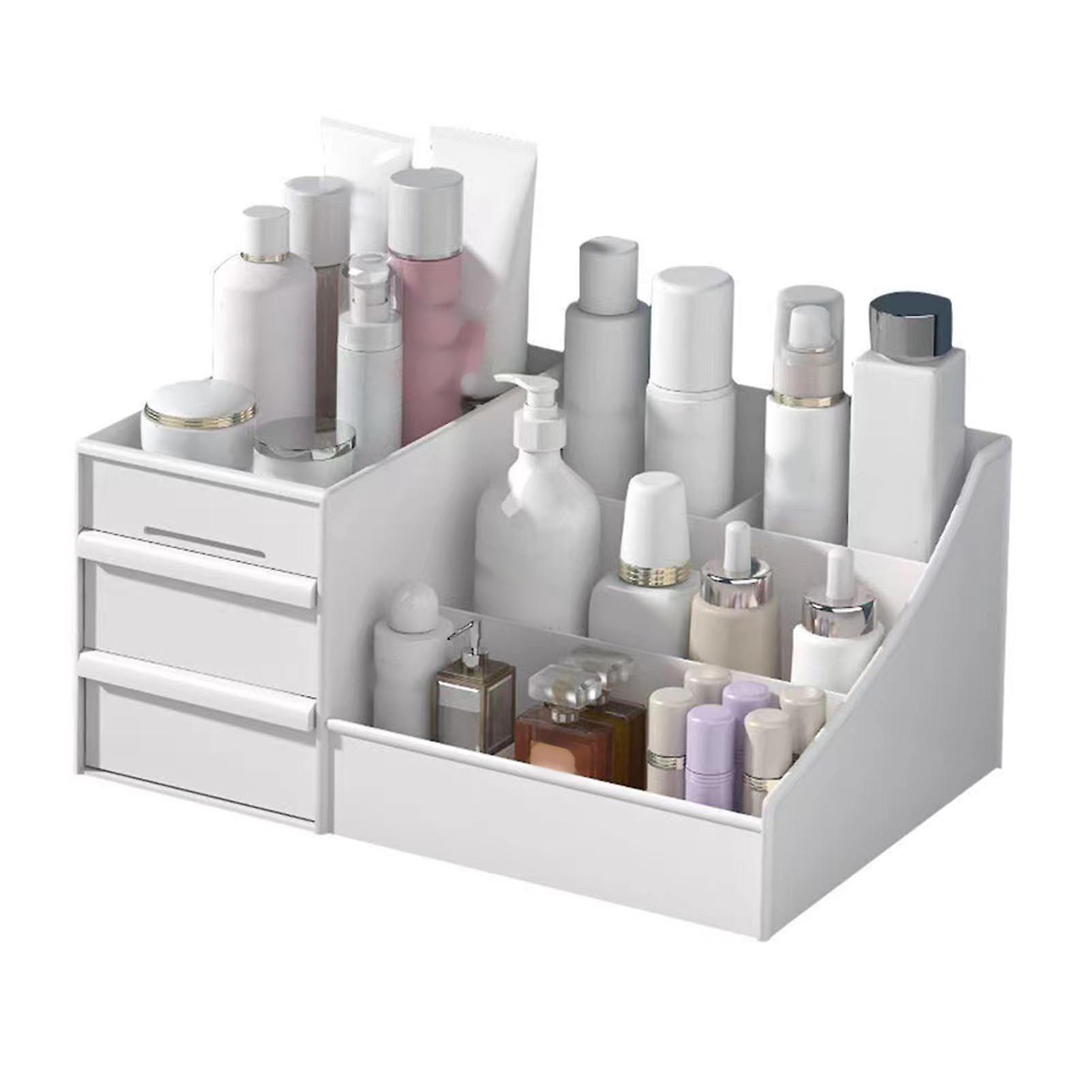 Cosmetic Storage Box Drawers Multi Compartments Desktop Makeup Storage Organizer for Dressing Table