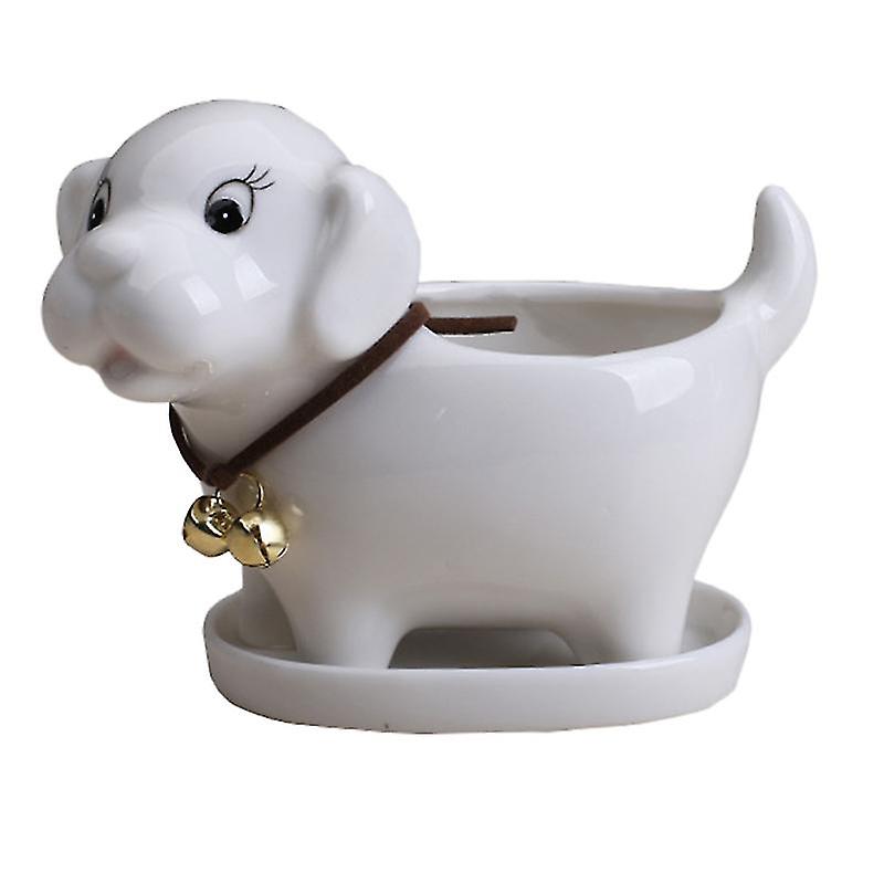 1pcs Dog Shape Flower Pot For Office