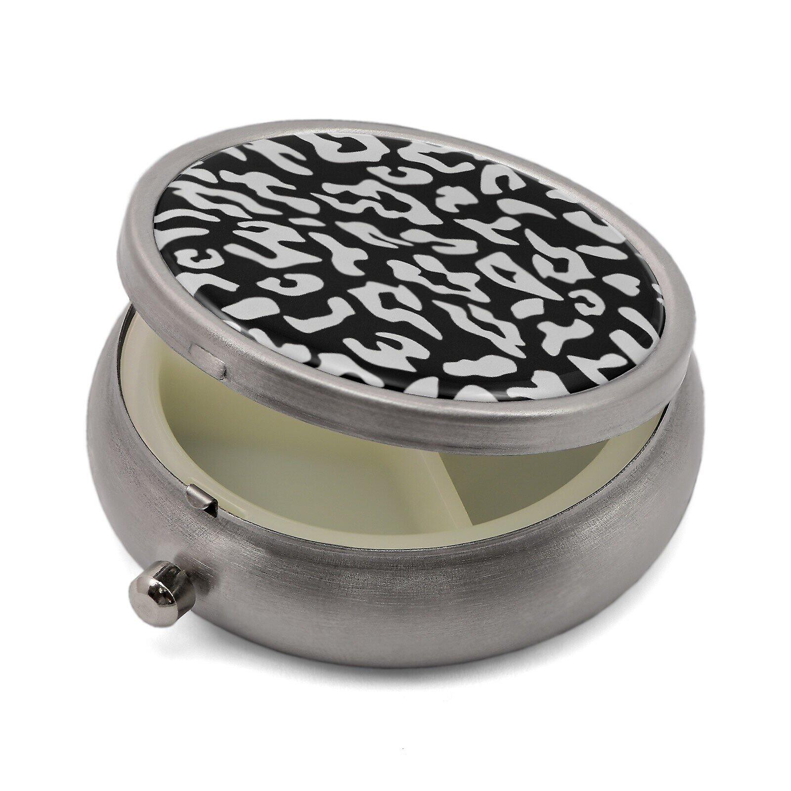 Pill Box with Leopard Print - 50.10