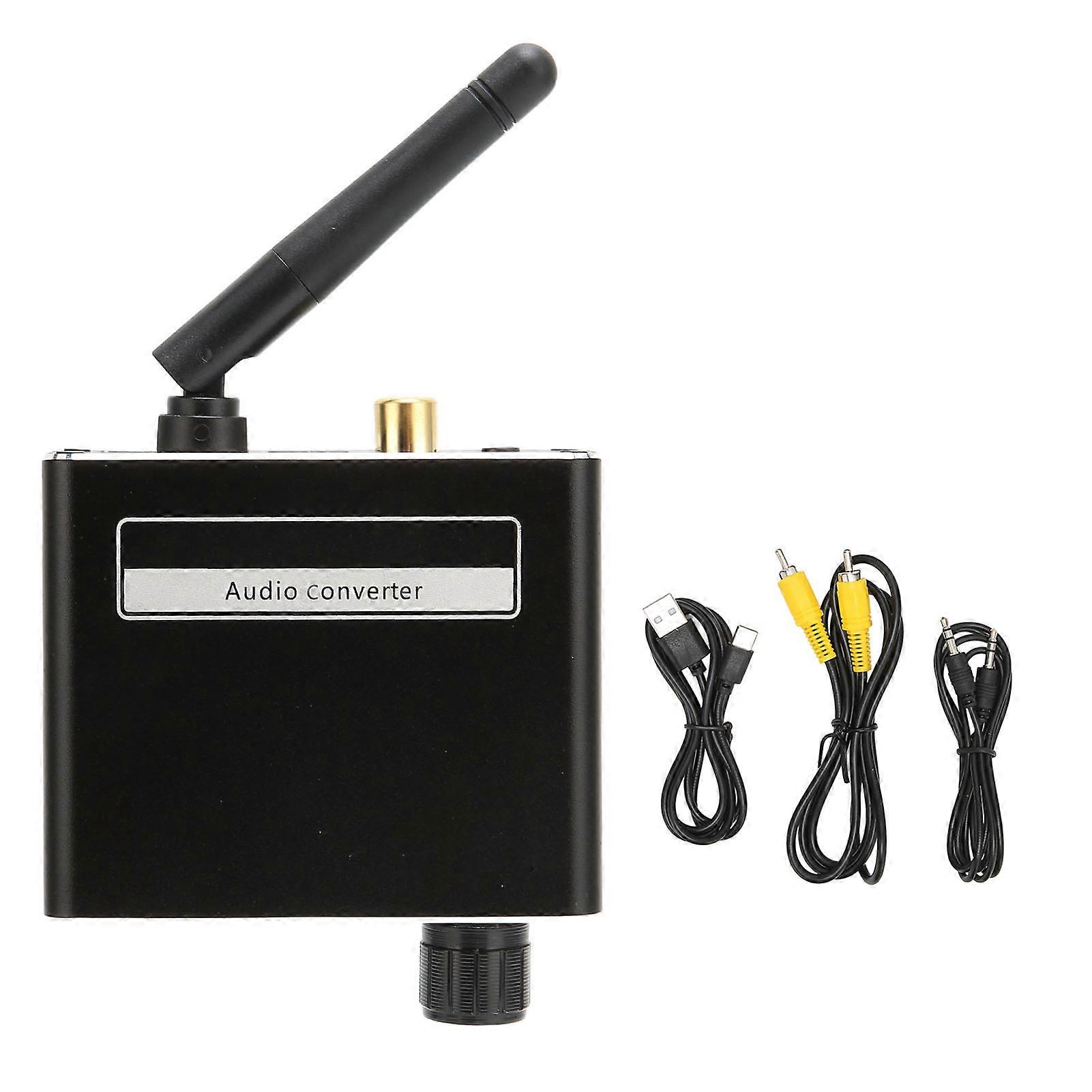 Digital-Analog-Tonwandler Koaxial-zu-Cinch-3,5-mm-DAC-Wireless-Soundadapter mit Bluetooth-Empfänger