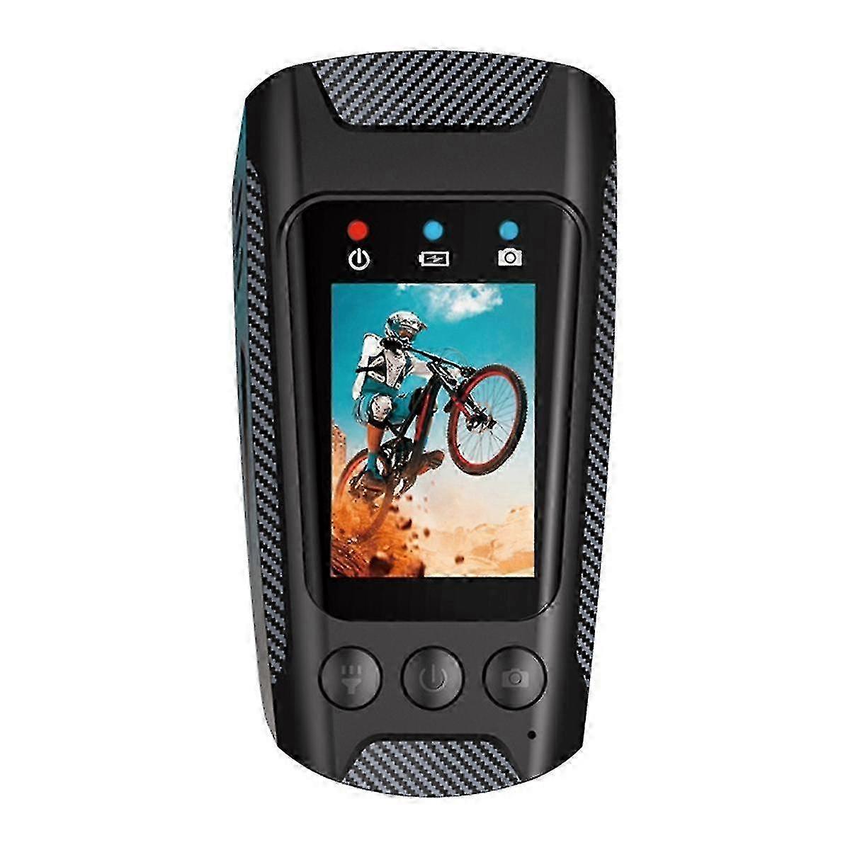 3 في 1 متعددة الوظائف الرياضة DV داش كام مع مكبر صوت مضاء 4K دراجة خوذة كاميرا رياضية موتو-