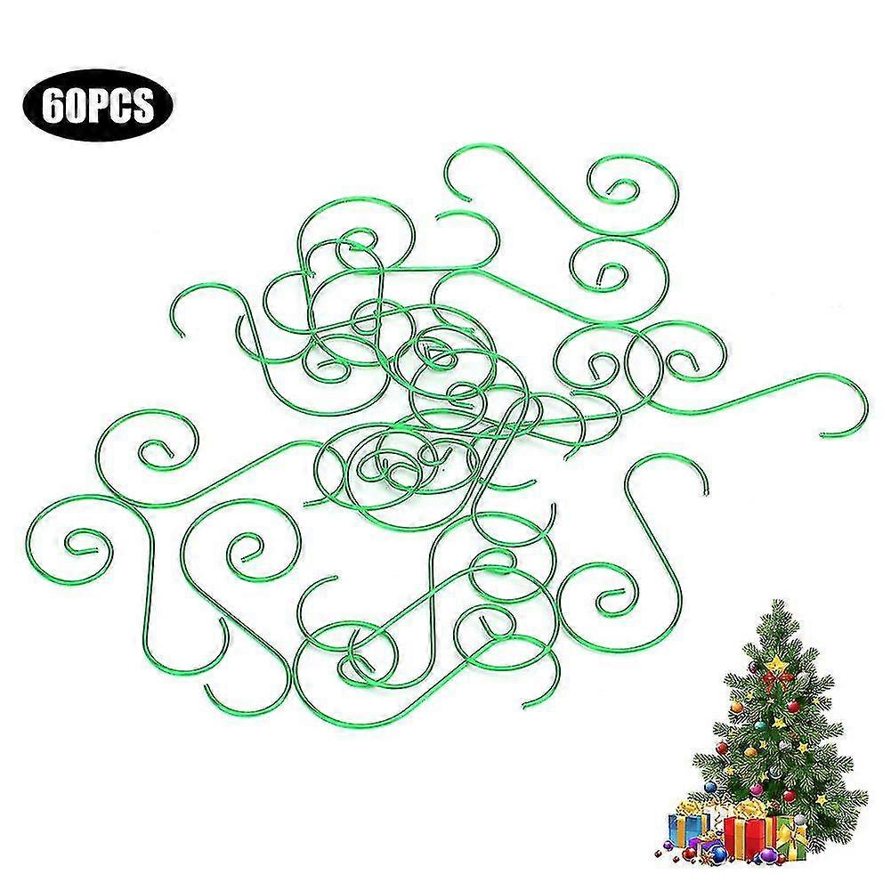 S Shape Hook,60pcs Mini Multi Purpose Multi Purpose Hook Christmas Tree Hook Future-Proof Design