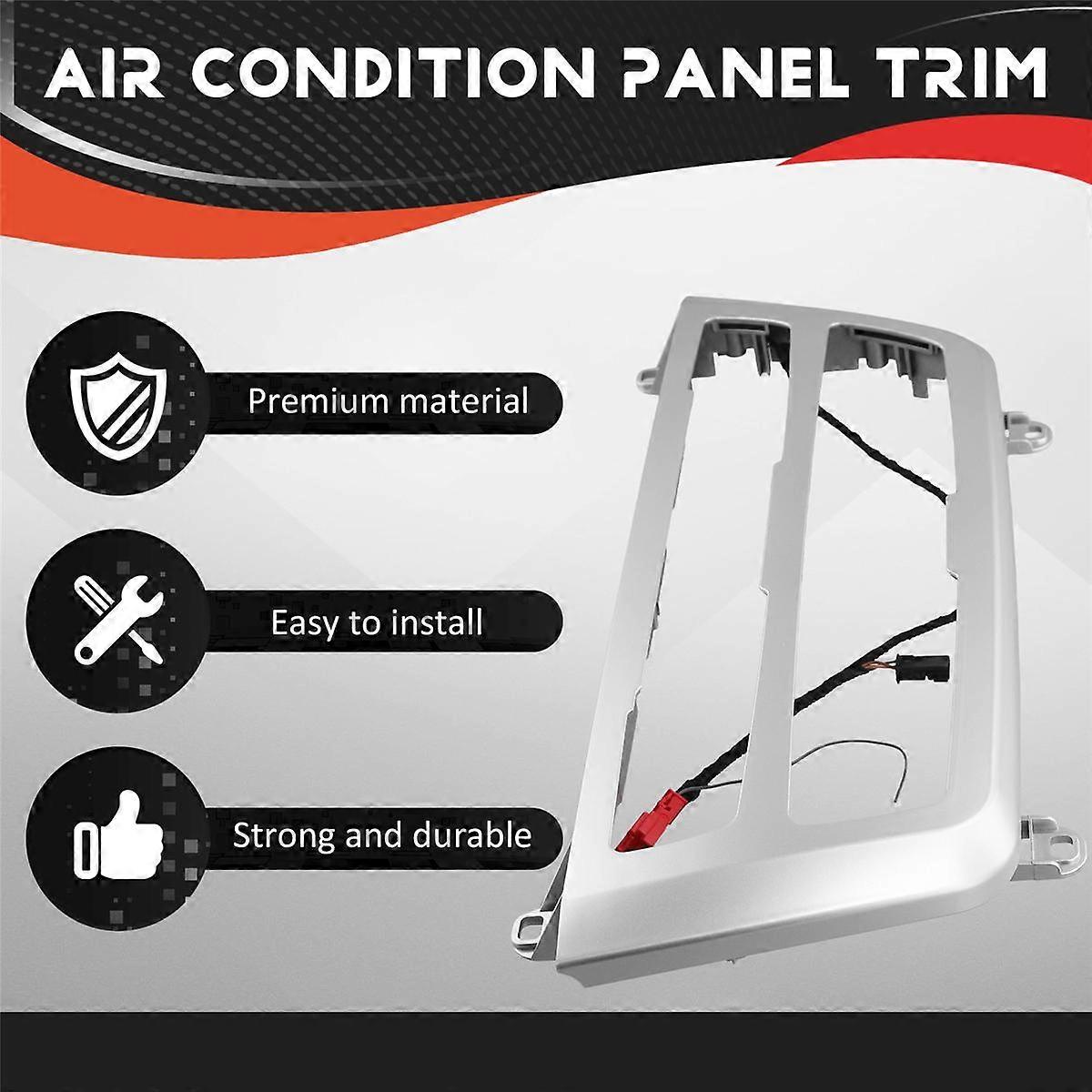 Car Inner Air Condition A/C Panel Trim With LED Ambient Light For 3 Series F30 F31 320i 340i 2013 2018 Black Car Inner Air Condition A/C Panel Trim With LED Ambient Light For 3 Series F30 F31 320i 340i 2013 2018 Black