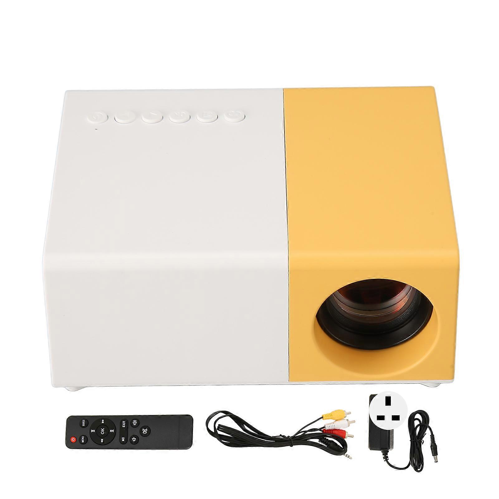 Mini Led Projector 100 Ansi Lum Brightness 1920x1080p Resolution Home Movie Projector For Computers Dvds Tv Box 100240v Uk Plug