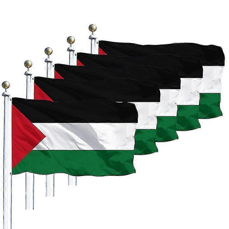 5pcs Flag Of Palestinian