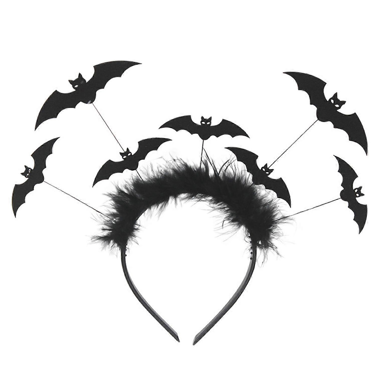 Halloween Headband Bat Pattern Decoration Create Atmosphere Spooky Zombie Hand Headband Halloween