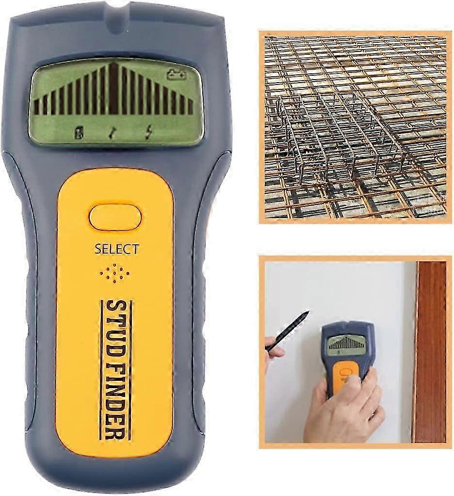 Multi-Function Stud Finder - Magnetic Sensor for Wood and Metal - AC Wire - Wall Studs