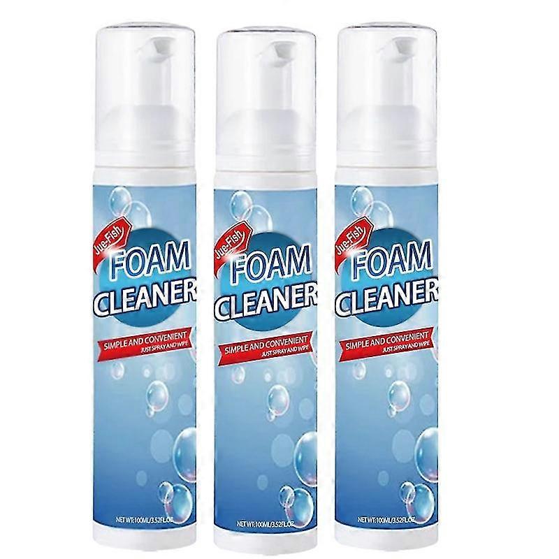 3pcs All-purpose Cleaning Bubble Cleaner Spray Foam Kitchen Removal