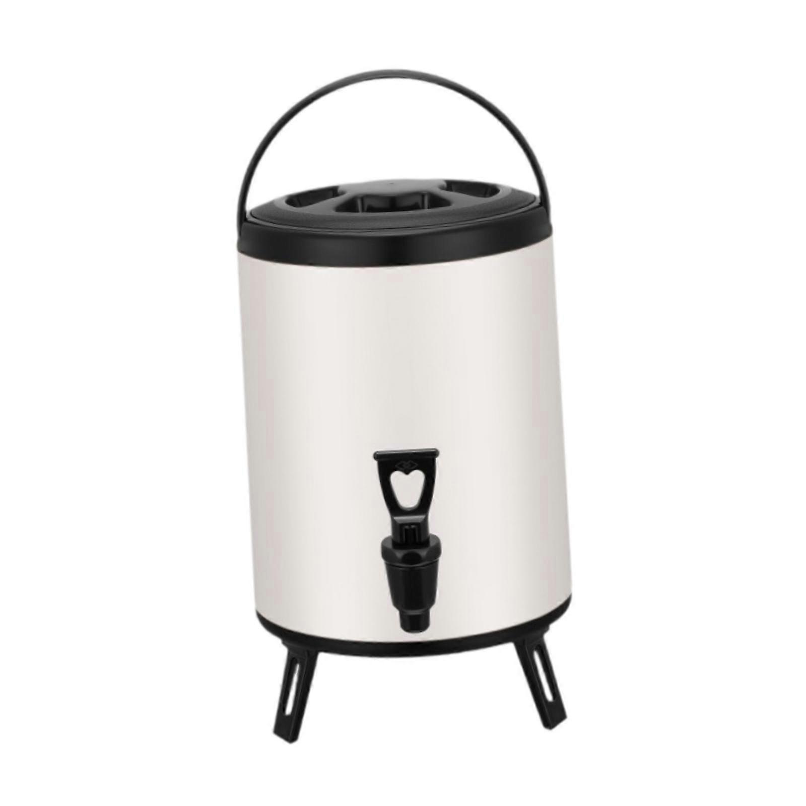Melkespann Lekkasjesikker varm og kald drikkedispenser for grøtsuppe Kaffe 6L