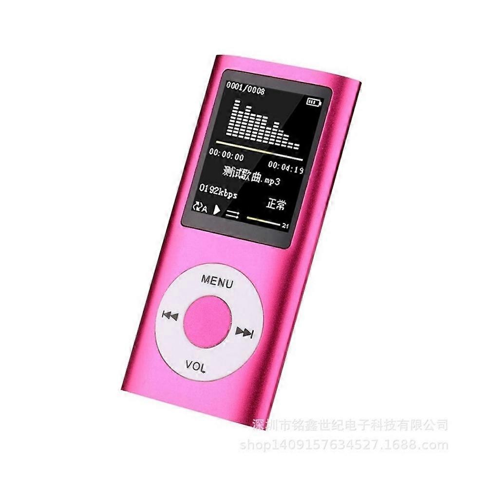 Mp4 player-pink-host+8G card+paper box headphone data cable