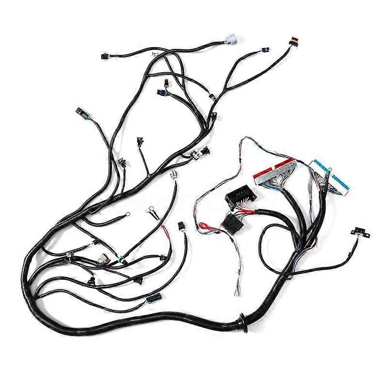 Auto Engines Pull Starter Standalone Wiring Harness Connectors with 4L60E DBC 48 53 60 Fit for LS1 Engine 1997-2006 Engine
