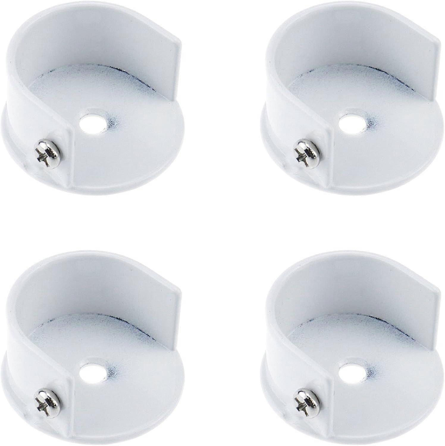 4 Pcs Support De Tige En U En Forme De Rideau Supports En Acier Inoxydable Supports Ensembles