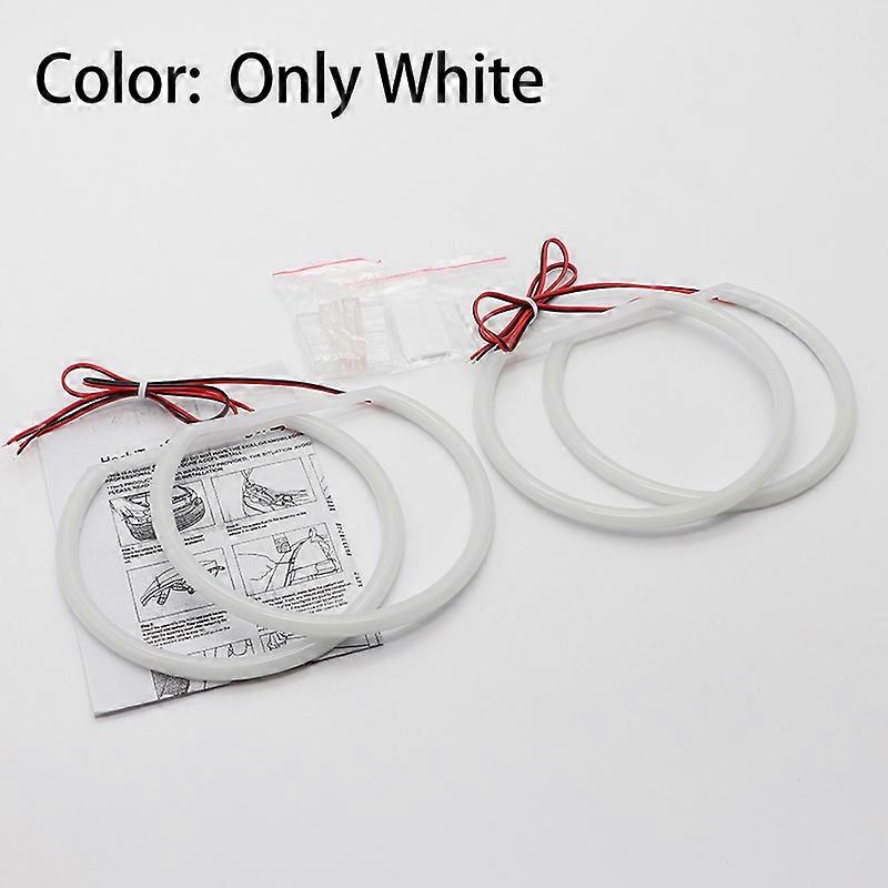 LED SMDコットンライトスイッチバックエンジェルアイハローリングDRLキットBMW 5シリーズE39 525i 528i 530i 540i 1997 1998 1999 2000