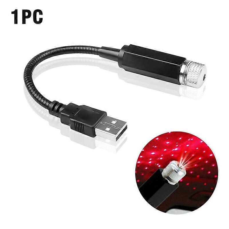USBMini Starry Laser Atmosphere Ambient Projector Lights NEW Car Roof Star Light Interior Auto Decoration LED Night Galaxy Lamp