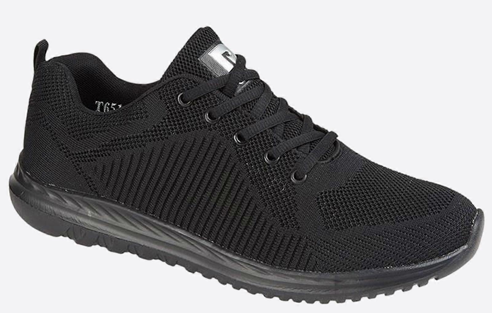 Dek Freeways MEMORY FOAM Trainers Black