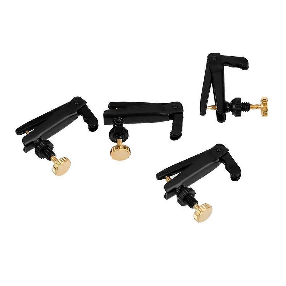 4 regolatori di precisione per violino con viti placcate in rame per accessori per violino di dimensioni 3/4 e 4/4