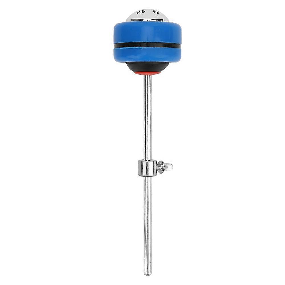 High End Drumstick Drum Beater Hammer Musical Instrument Accessories Metal Silicone(Bleu )