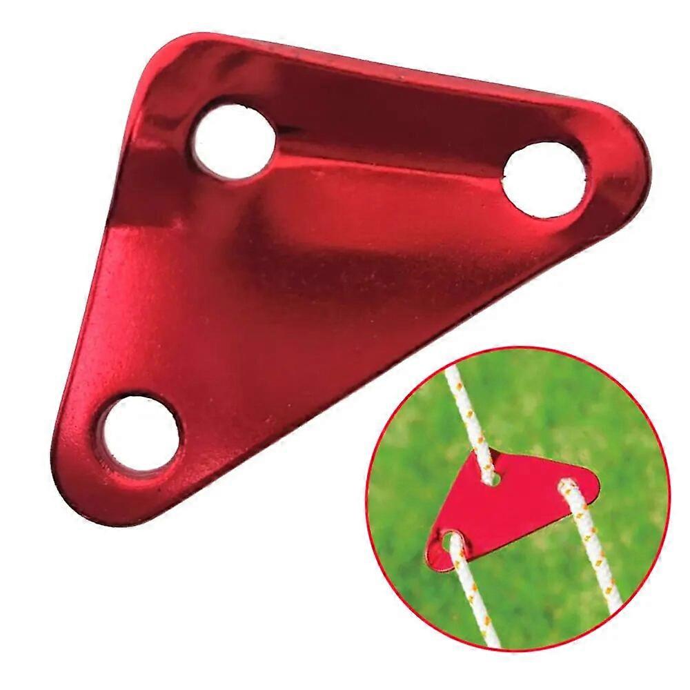 Triangle Tent Guyline Para Cord Rope Fastener Guy Line Adjuster Runner Wind Stopper Tightener Hook Buckle Tensioner