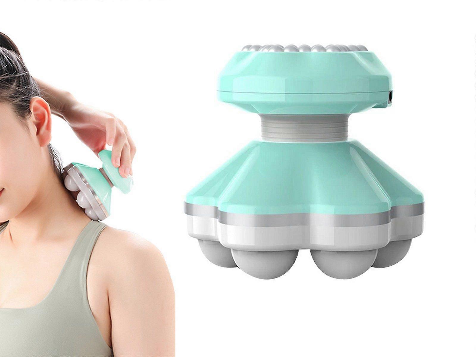 Mini Electric Handheld Massager Portable Vibration Massage - Green