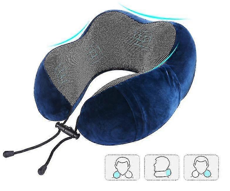 , 100% Memory Foam Neck , With Comfortable And Able Cover, Plane Travel Kit Ing , With 3d Eye Mask, Earplugs And