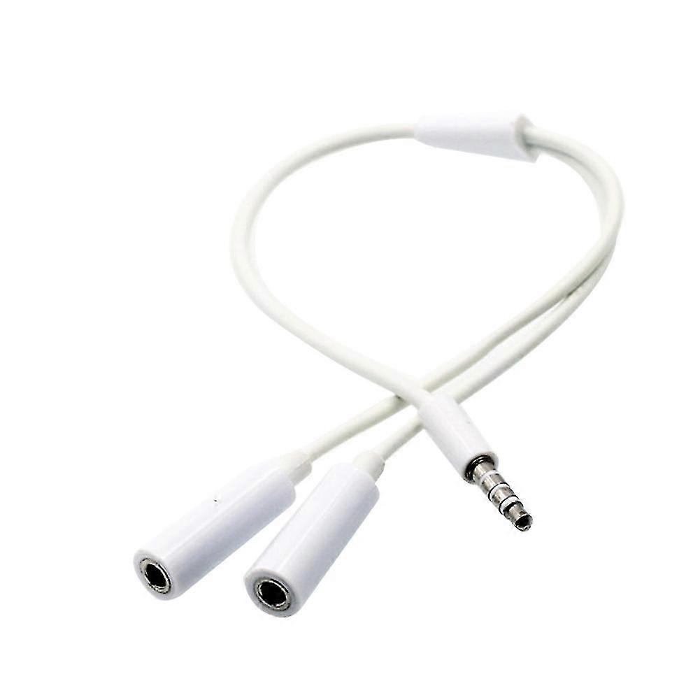 3.5mm Earph Splitter Adapter 1 To 2 Fe Extens O Cable For 6s S7