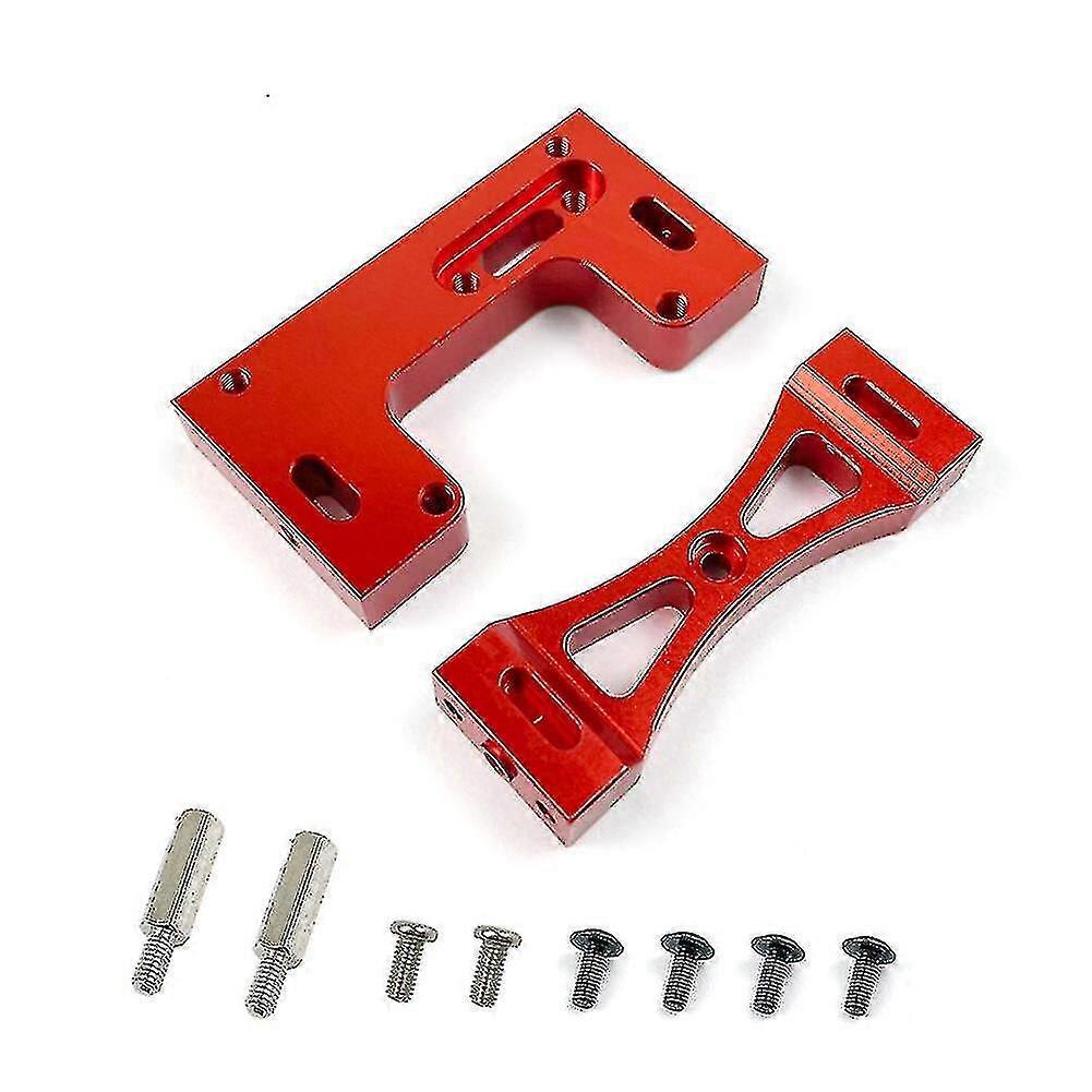 Metal Steering Servo Fixed Mount Bracket For Wpl 1/16 B1 B14,red