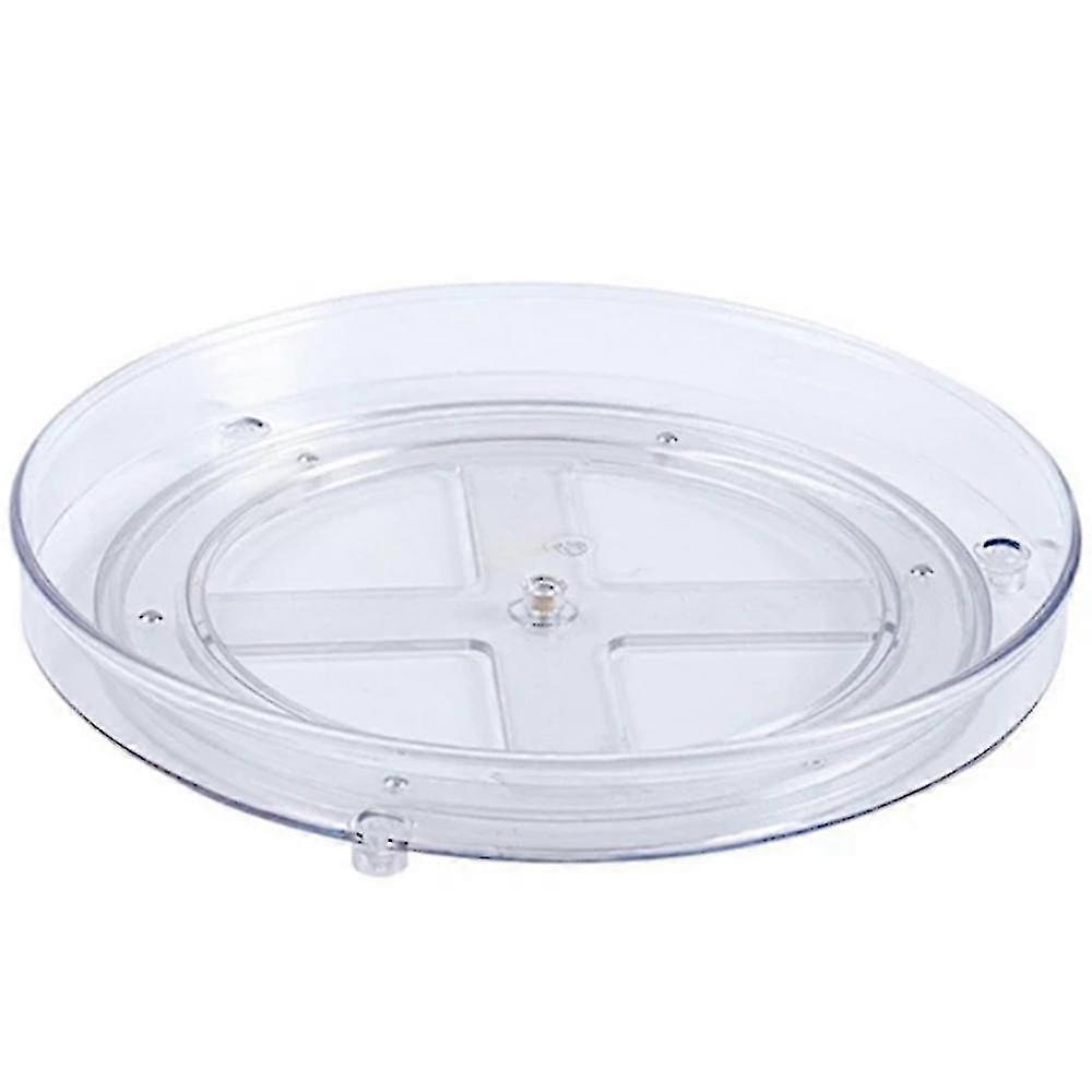 Transparent Multifunctional Rotating Rack Round Plastic Turntable -l