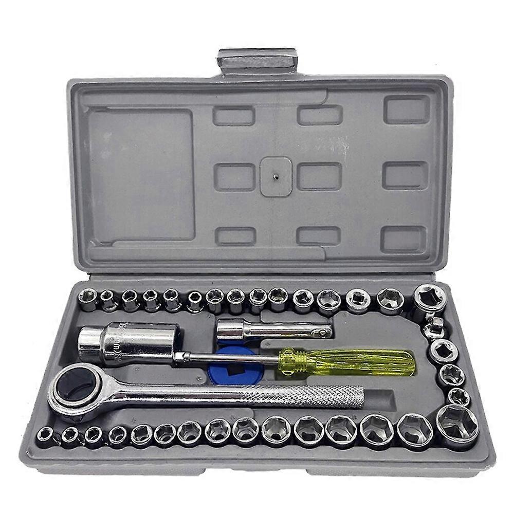 40PCS Wrench Sockets Set are Suitable for Manual Disassembly and Assembly of Automobile and Motorcy