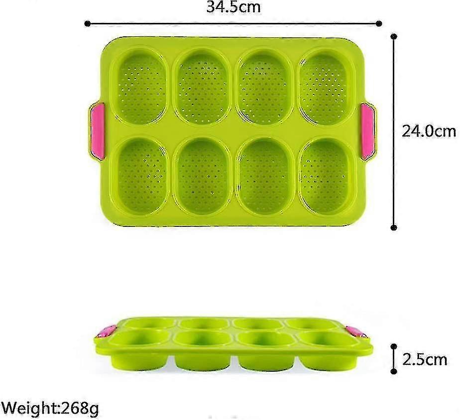 Mini Baking Tray, 8 Grids Silicone Baking Tools