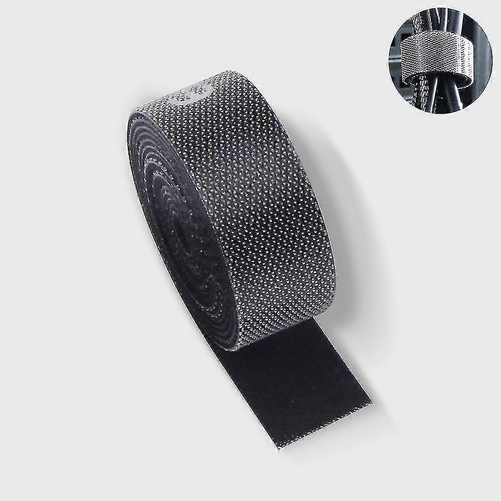 3m Strap Cable Tie Strong Adhesion Self-adhesive Loop &amp; Hook Sticker-color:eu Plug