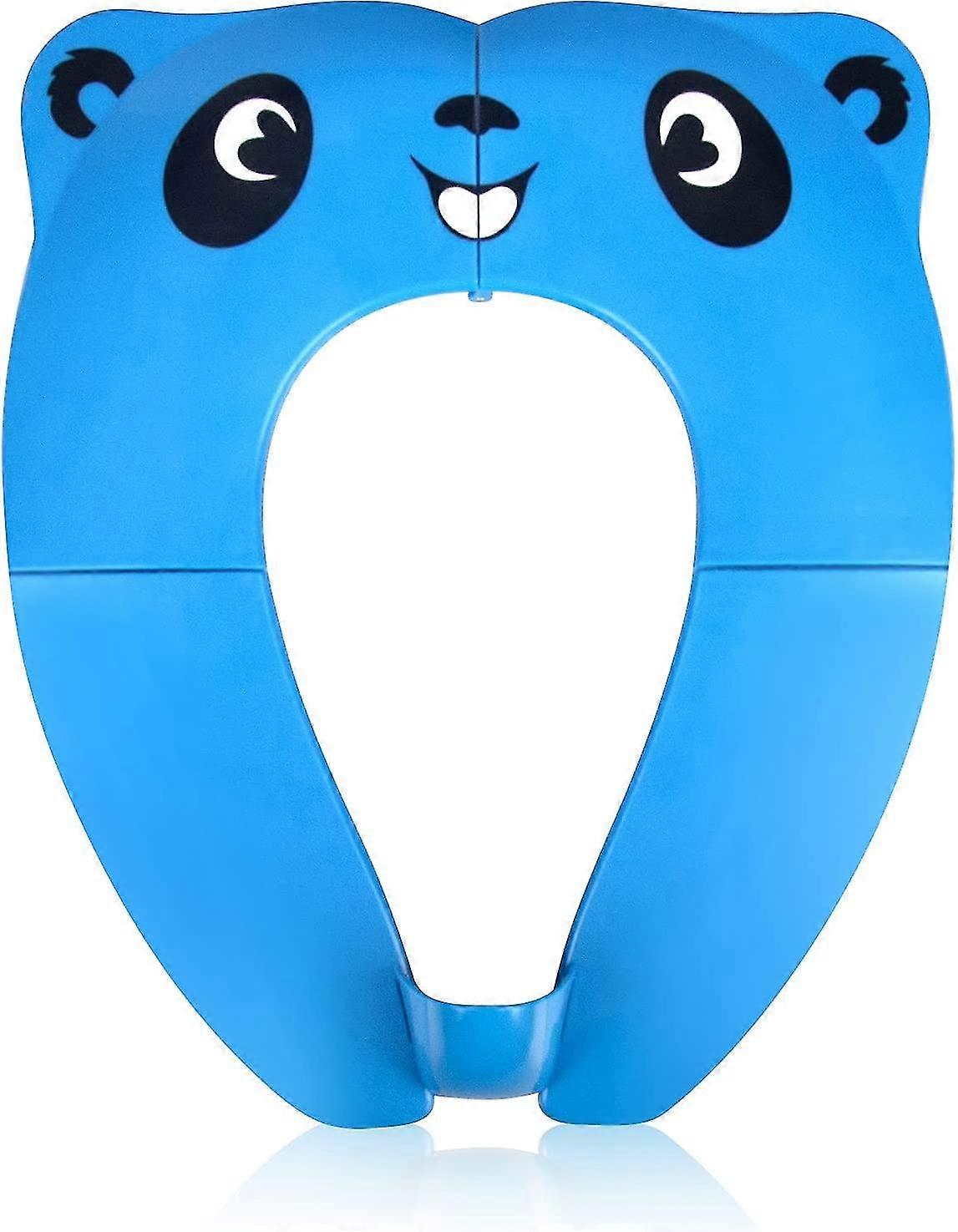 Foldable Toilet Training Seat Portable Toilet Seat For Baby Materials Pp With 8 Silicone Non -slip Pads And 1 Transport Bag