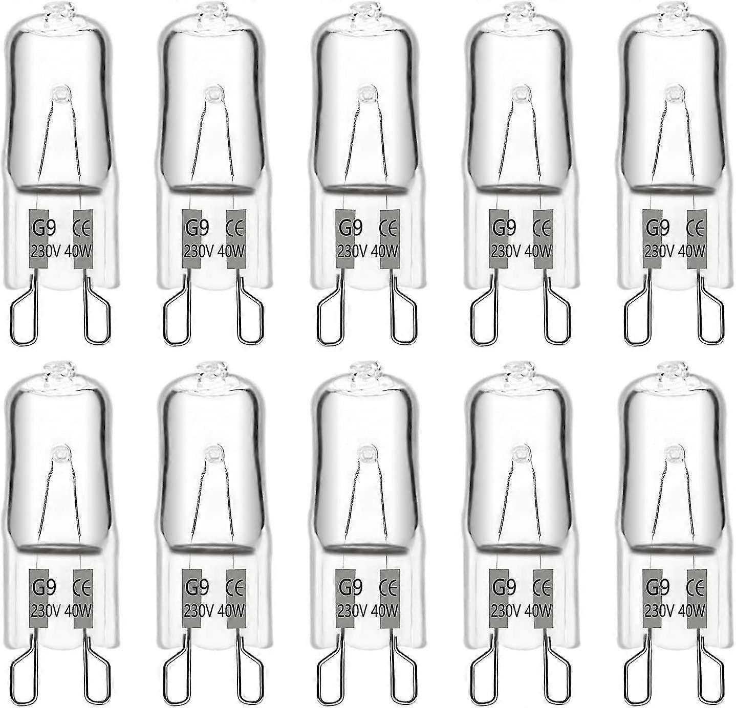 G9 Halogen Bulb 40w 230v,480lm 2900k Warm