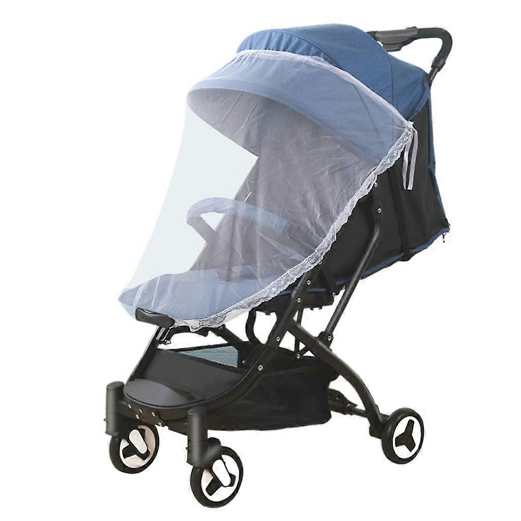 Upgraded Baby Stroller Mosquito Net Pushchair Cart Insect-Shield Net Mesh Safe