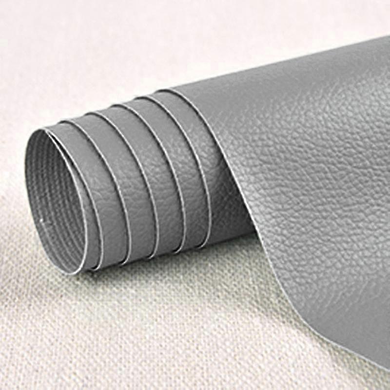 Rectangle Leather Patches Applique Sofa Seats Self-adhesive Repair DIY Solid Color PU