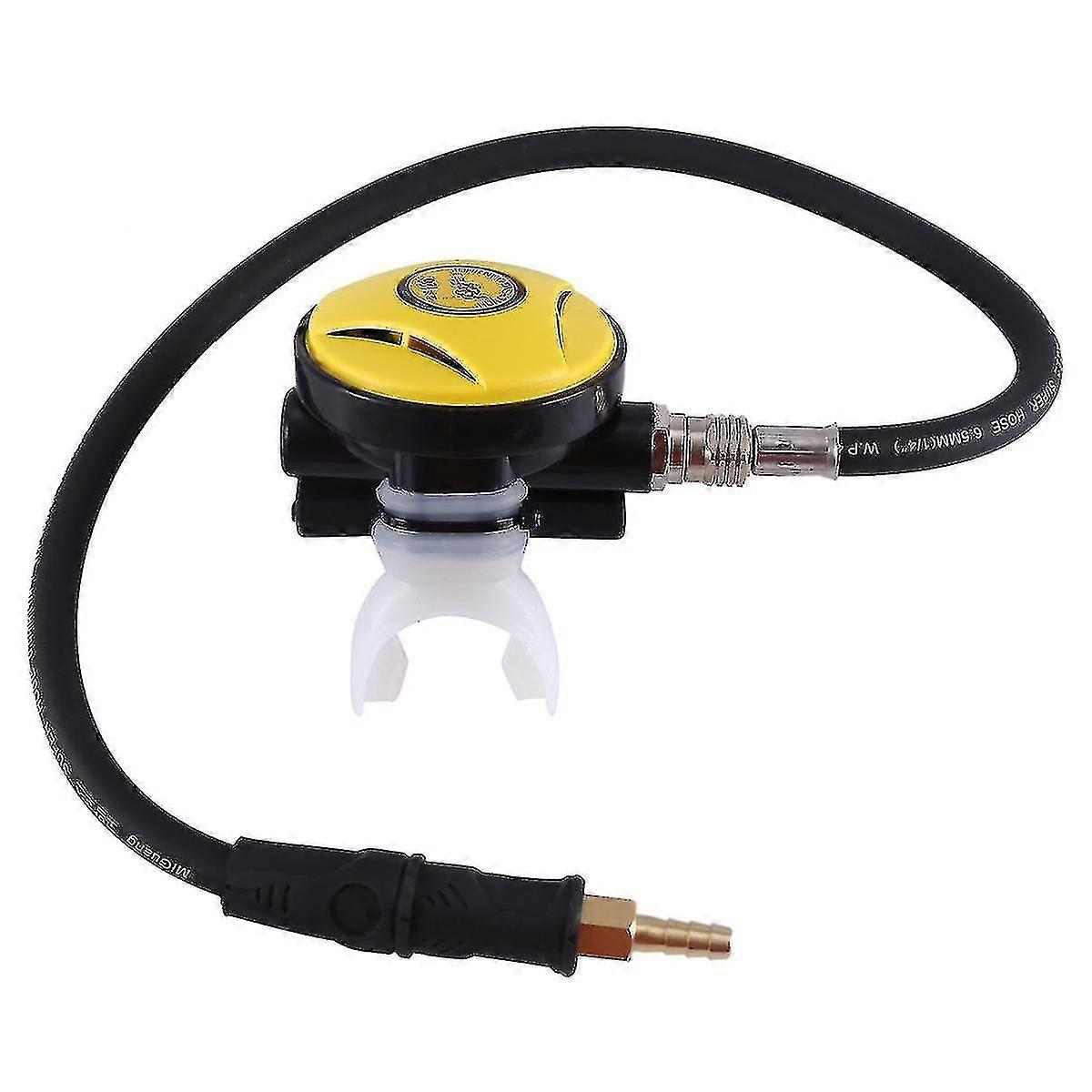 Scuba Diving Diver Regulator Diving Snorkel Tube Snorkeling Equipment Pressure Reducer 2nd Dive Diving Regulator-yellow