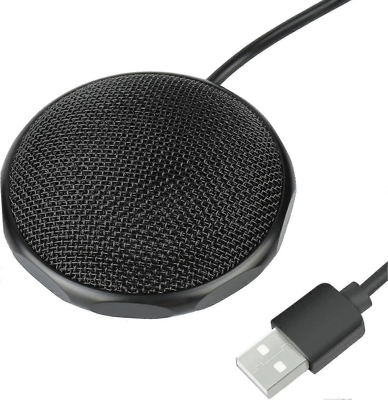 Microphone de conférence Larmtek Usb Computer - Compatible avec Windows et Mac pour l’enregistrement, Skype, Chats, M1, Royaume-Uni
