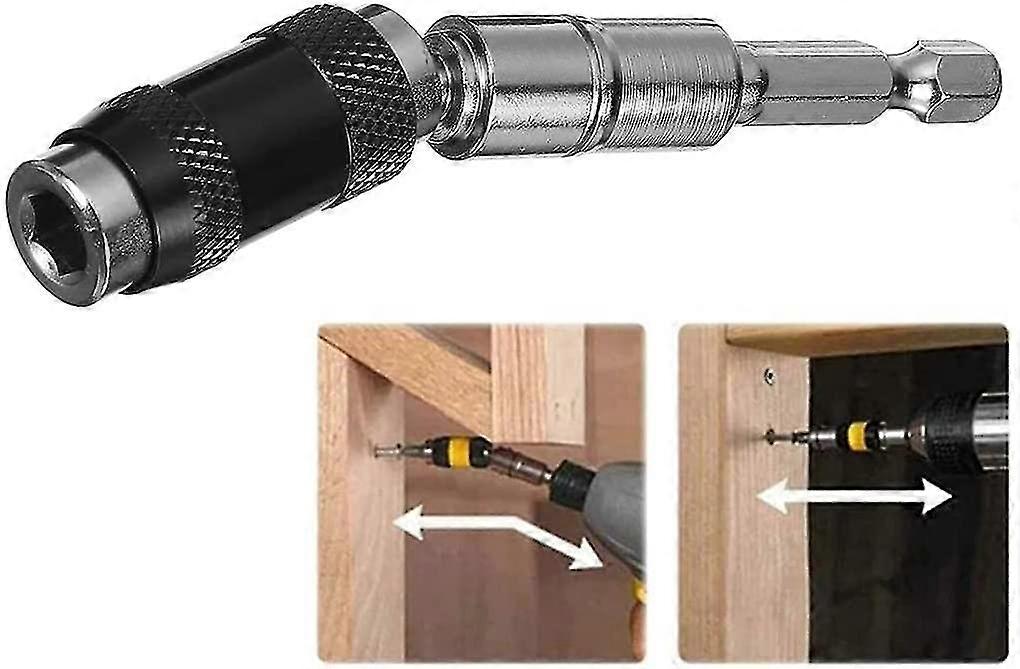 Bit Holder Swivel Magnetic Spindle Drill Bit Hex Shank Magnetic Extension Bit Holder 20 Screw Drill Bit Extension Magnetic Swivel