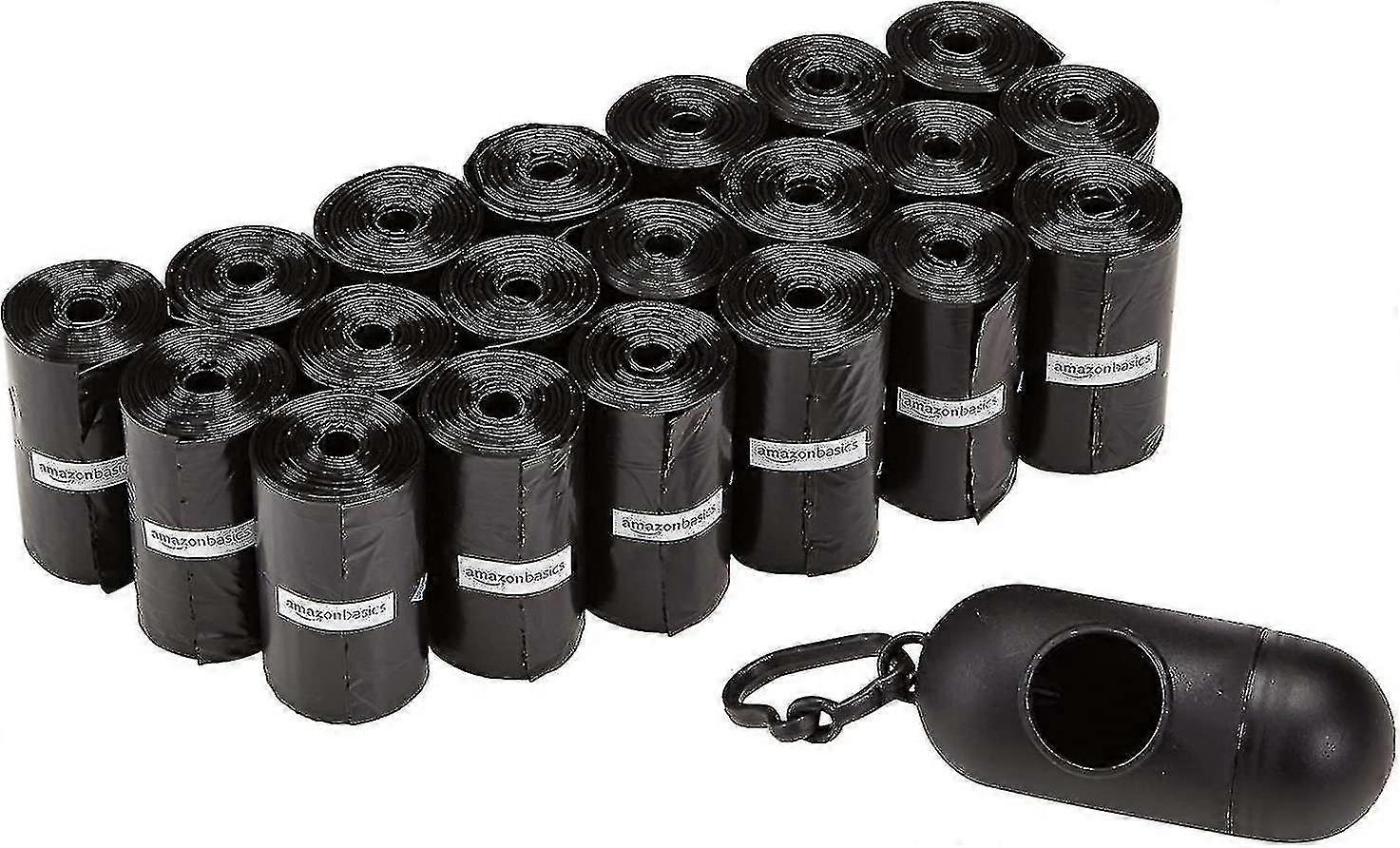 Dog Droppings Bags With Dispenser And Leash Clip (20 X 15)