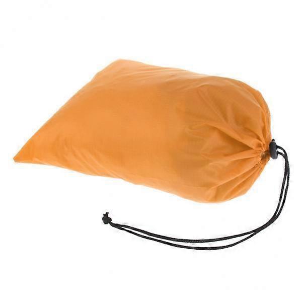 2xWaterproof Drawstring Storage Bag Stuff Bag for Clothes Shoes orange