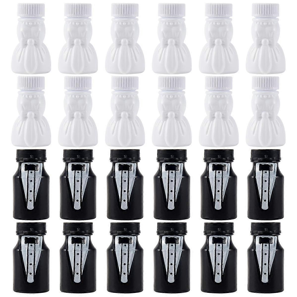 Wedding party bride and groom bubble bottle 1 sets (24pcs)