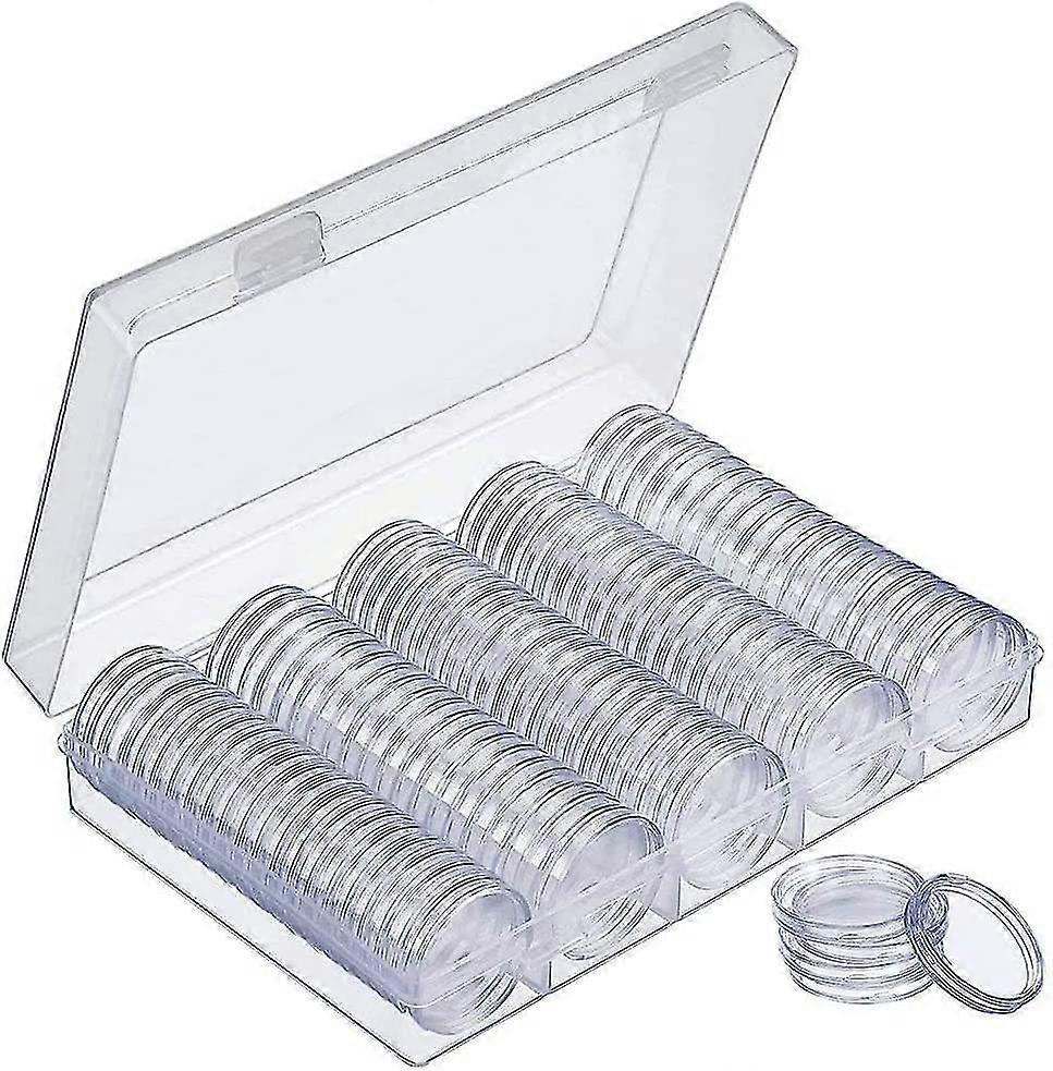 100 Coin Storage Box With Storage Box, For Coin Collection And Storage