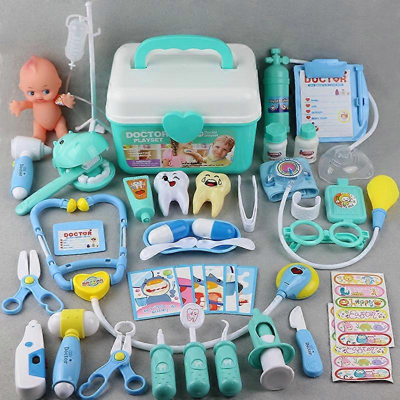 Doctor Set For Kids Pretend Play Girls Role-playing Games Hospital Accessorie Medical Kit Nurse Tools Bag Toys For Children G L1