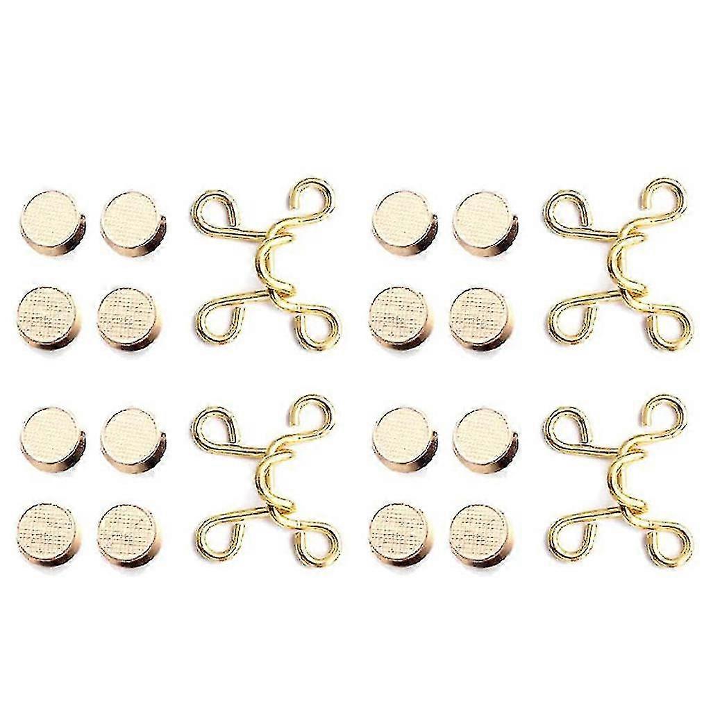 4 Sets Adjustable Waist Buckle Extender Widely Used Replacement Jean Buttons