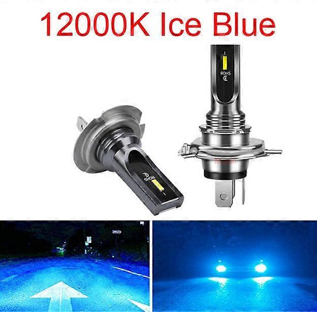 2Pcs H4 H7 H11 H1 Turbo LED Car Headlight Bulbs 3000K 6000K 12000K 9005 HB3 9006 HB4 H8 Auto Lights Automobile Driving Fog Lamp