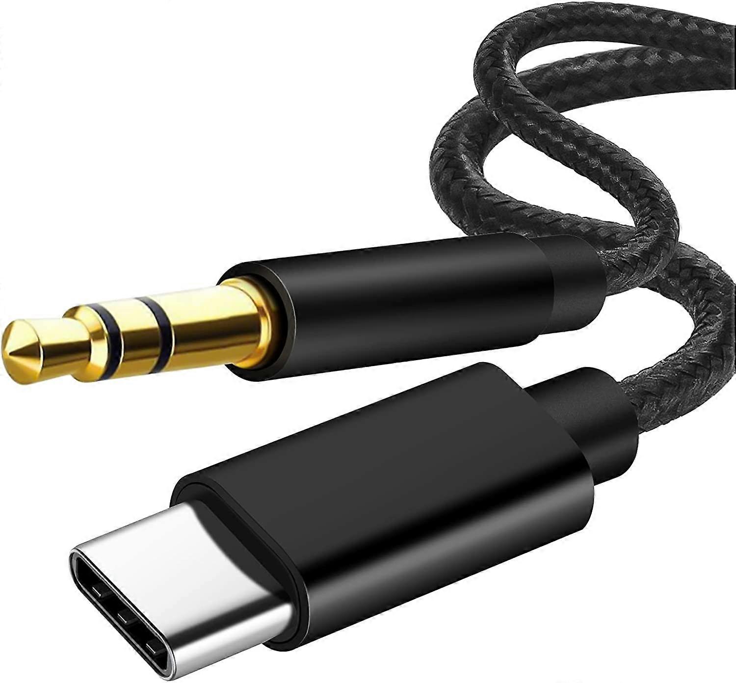 USB C para 3,5 milímetros cabo auxiliar, USB C para cabo de tomada auxiliar para telefone de carro, adaptador de tomada de áudio compatível com Samsung Galaxy S22 S21 S20 Nota 20/10+ A73 A53, Pi